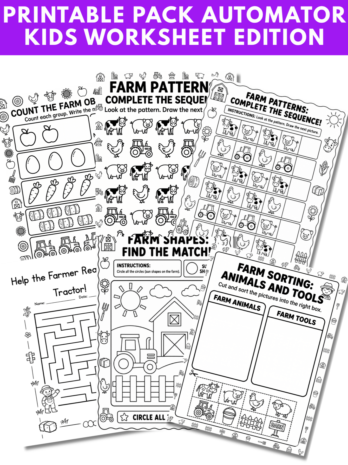 Kids Printable Pack Automator GPT