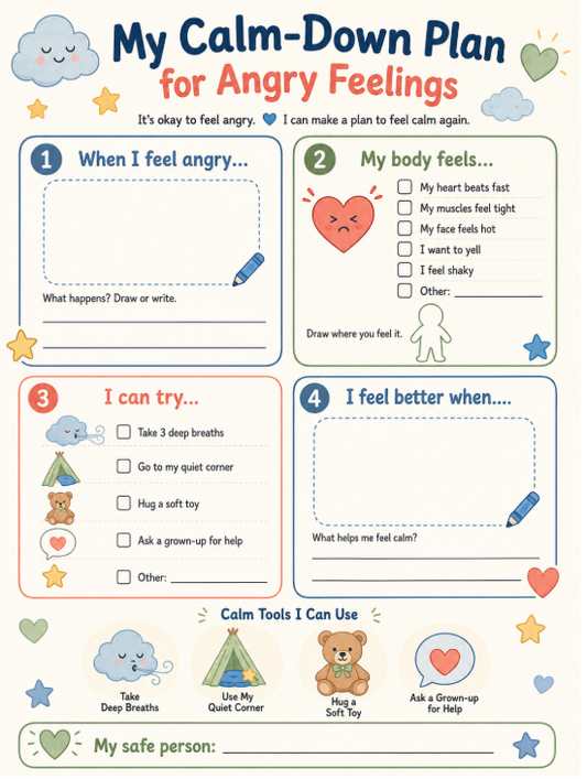 Calm Corner Worksheet Wizard GPT