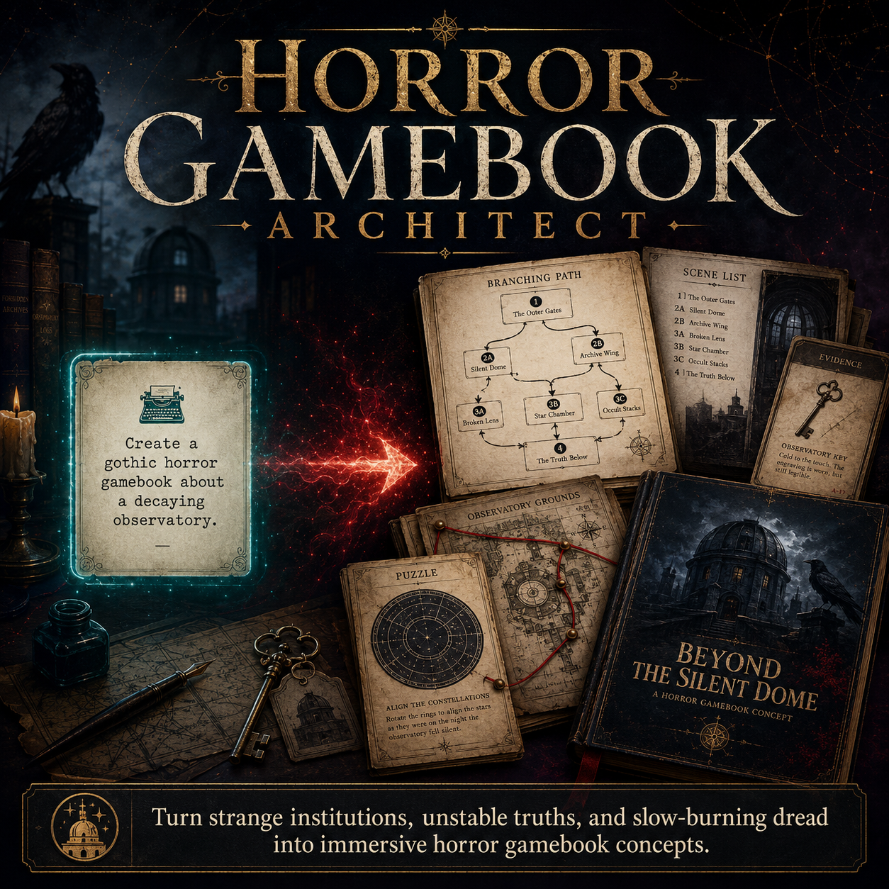 Horror Gamebook Architect GPT