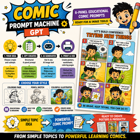Comic Prompt Machine GPT