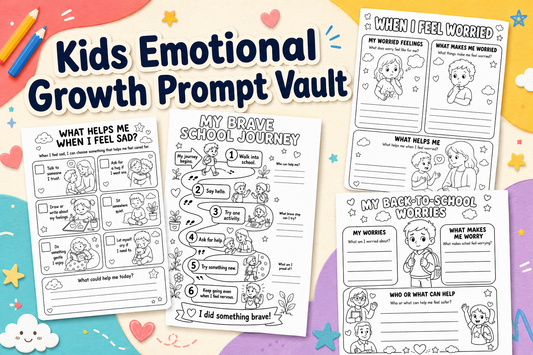 Kids Emotional Growth Printable Vault