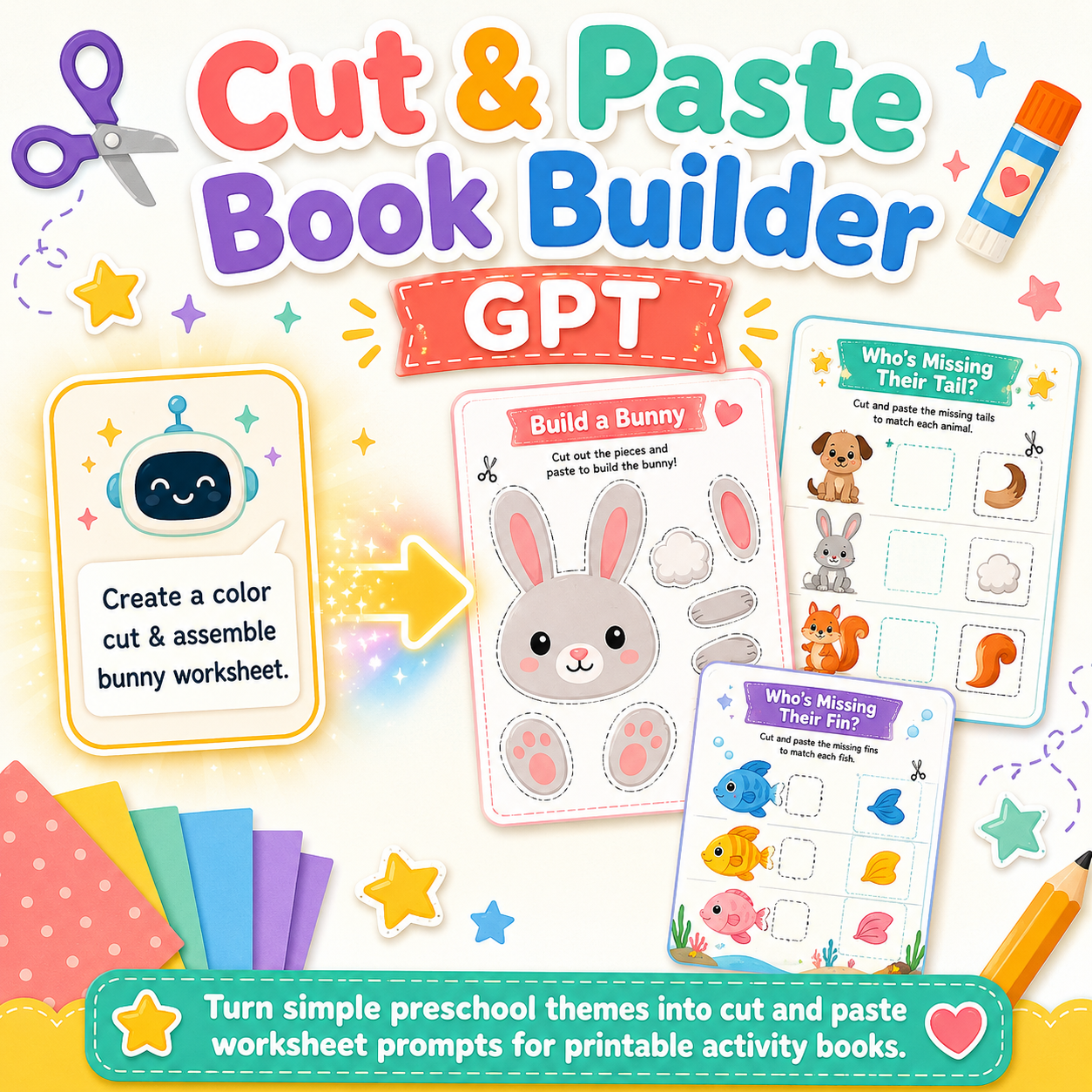 Cut & Paste Book Builder GPT