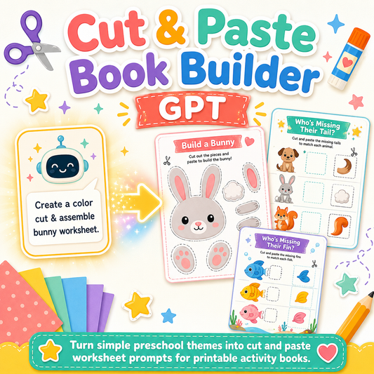 Cut & Paste Book Builder GPT