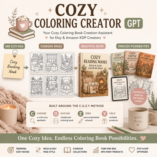 Cozy Coloring Creator GPT