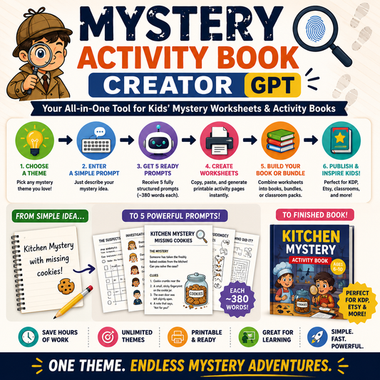 Mystery Activity Book Creator GPT