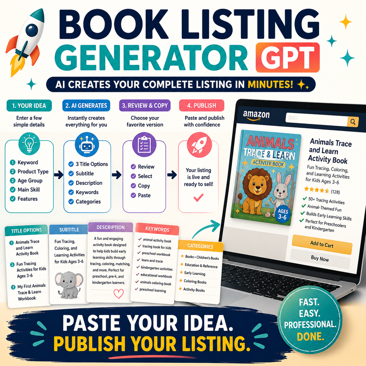 Book Listing Generator Pro GPT