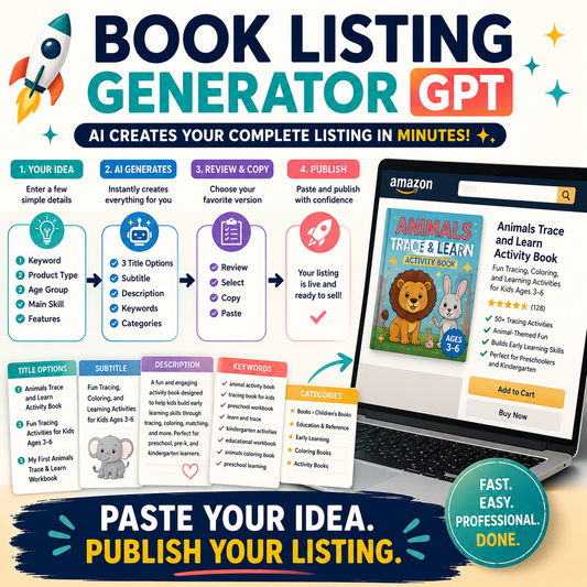Book Listing Generator Pro GPT