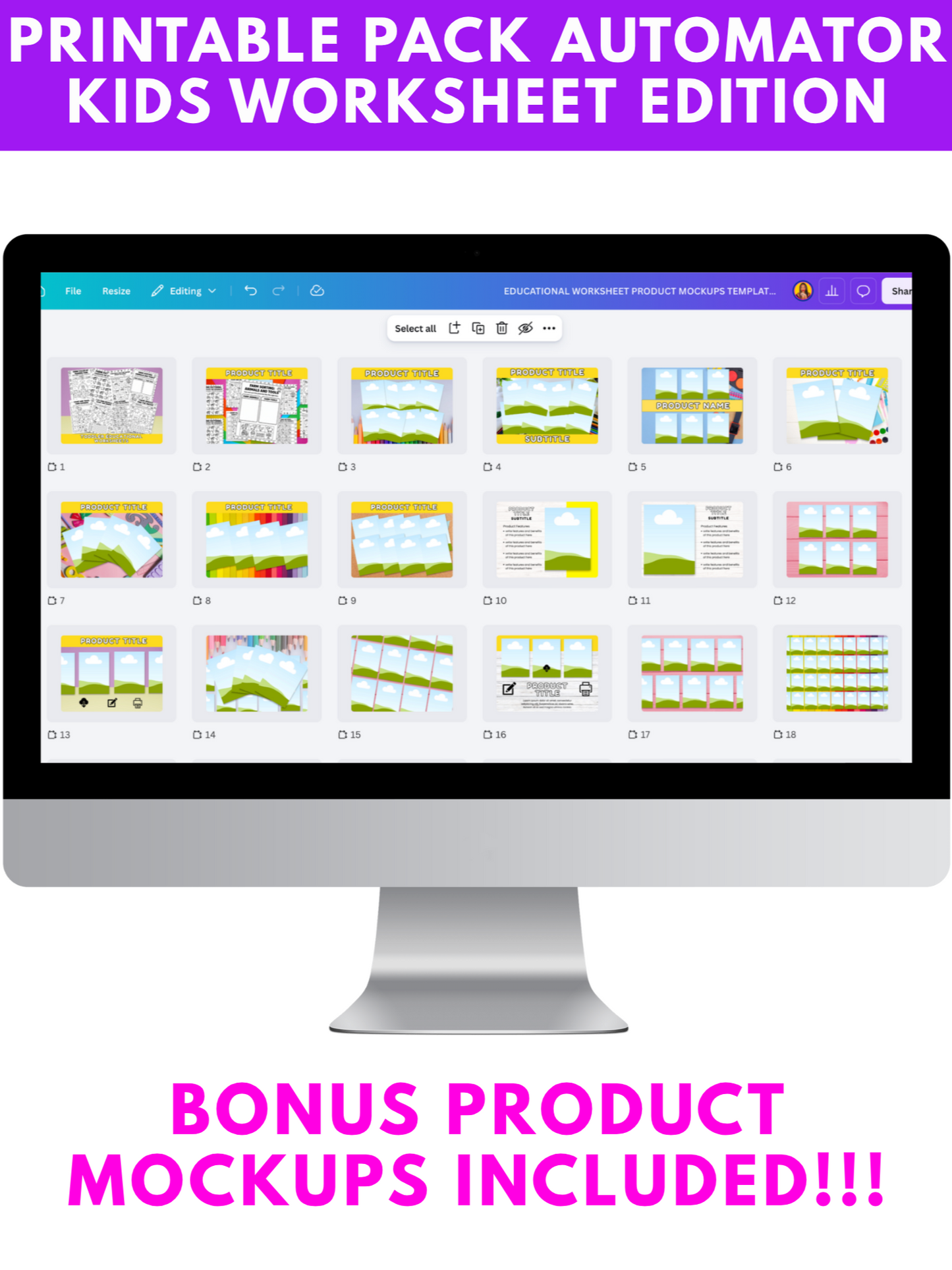 Kids Printable Pack Automator GPT